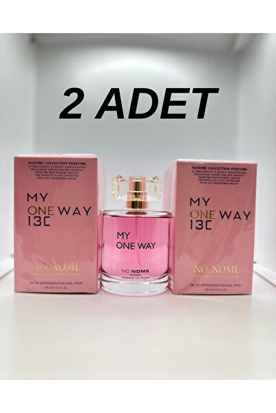 NO NOME 130 My Way One Kadın Parfümü 100 Ml Edt 2 (İKİ) Adet