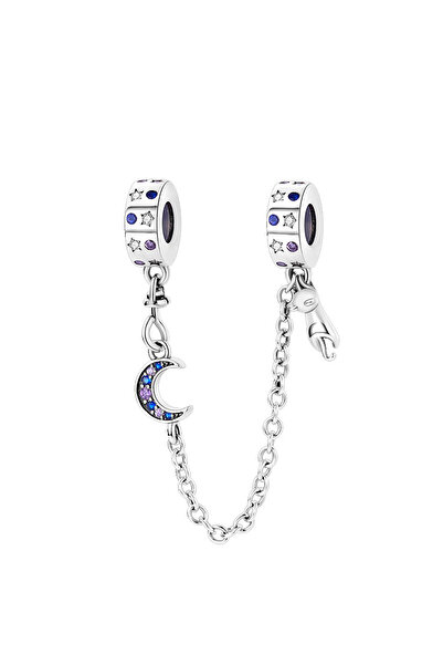 Fubena Ay Ve Kedi Zincir Sallantılı Charm