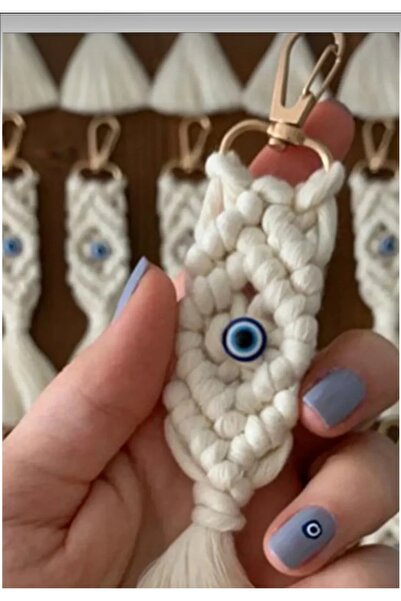 Boutique Naz 50 Pieces Macrame Keychain, Concept Gift Wedding, Henna, Engagem...