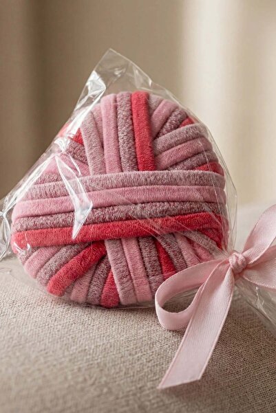 Katia&Bony Πολύχρωμη λαστιχένια πόρπη ροζ Με σχέδιο