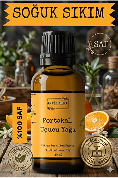 Antik Şifa زيت برتقال - 20 مل (100% زيت برتقال نقي غير مقشر)