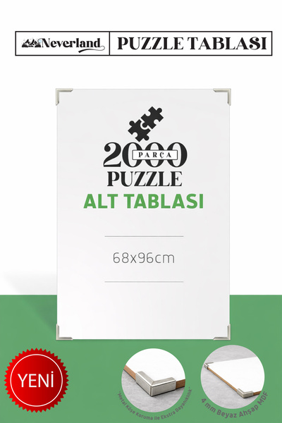 Neverland 2000 Parça Puzzle Alt Tablası - Pratik Düzen Ve Puzzle Yapımı Için ...