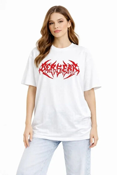 Butik Printed T-Shirt Summer Short Sleeve Crew Neck Comfortable Fit T-Shirt -...