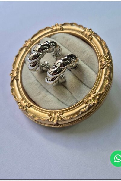 SELUVİA أقراط نسائية من طراز بورغو موديل كيرفليد سي نصف دائرية - تصميم أنيق و...