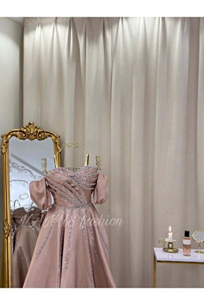 vanus fashion فستان سهرة طويل 4208