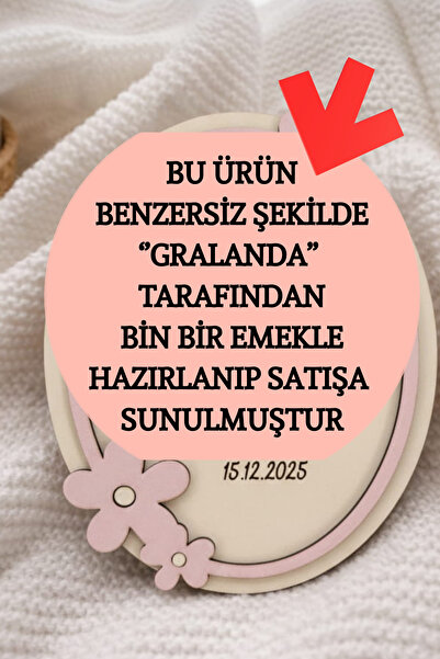Gralanda İsme Özel Yenidoğan Bebek Odası Duvar ve Kapı Süsü, Kız Çocuk Odası ...