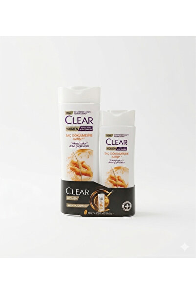 Clear شامبو بخلاصة الزنجبيل للنساء - فعال ضد القشرة، 350 مل + 180 مل