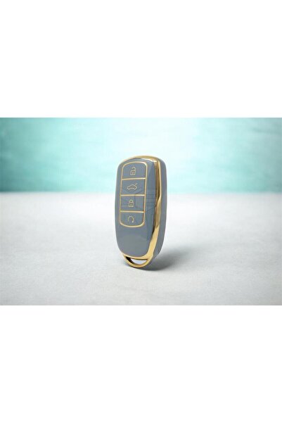 ÖZEN KEYS Lux 1. Quality Chery Tiggo 8 Pro Gray Gold Auto Key Cover