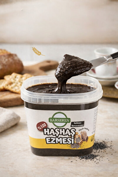 Barseren Siyah Haşhaş Ezmesi 500 GR %100 Yerli Katkısız Doğal