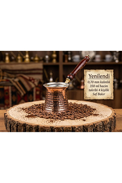 Zinnun Bakır Klasik Cezve(4 kişilik)
