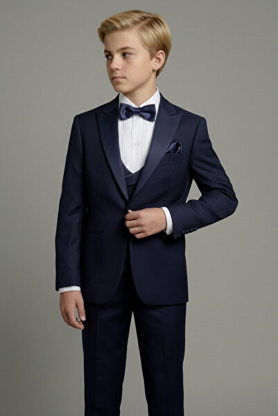Doctor junior Slim Fit Erkek Çocuk Smokin Takım Elbise