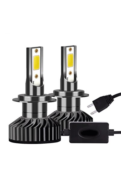 divendi-ro Set 2 becuri LED H7 100W H7 100W - Iluminare puternică, ventilator...