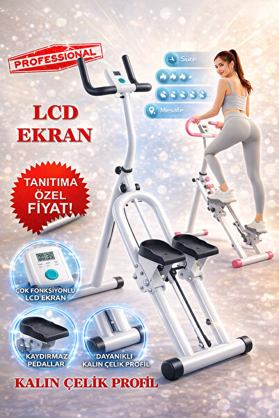 Raiden C-01 Katlanabilir Dikey Tırmanma Egzersiz Aleti Stepper Kondisyon Bisi...