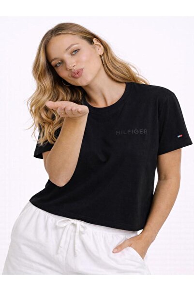 Tommy Hilfiger ORGANIC COTTON EMBROIDERED LOGO T-SHIRT