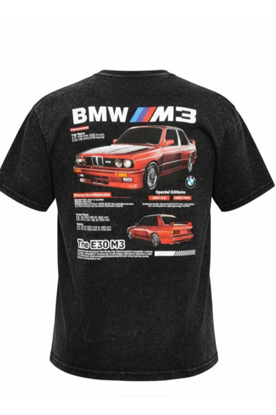 FG KONNİCHİWA Culoare neagră BMW E30 ȘI E46 M3 Imprimat pentru pasionații de ...