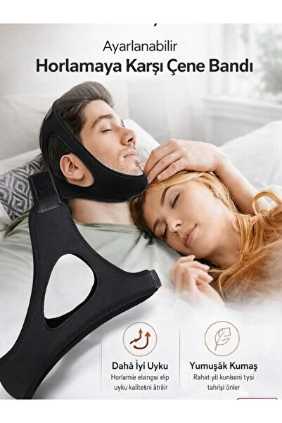 Ankaflex Erkek ve Kadın Anti Horlama Korsesi Çene Kayışıı Uyku Düzeltici Uyum...