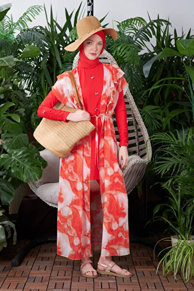 Moodbasic YENİ KADIN DESEN BASKILI PAREO SW35.38