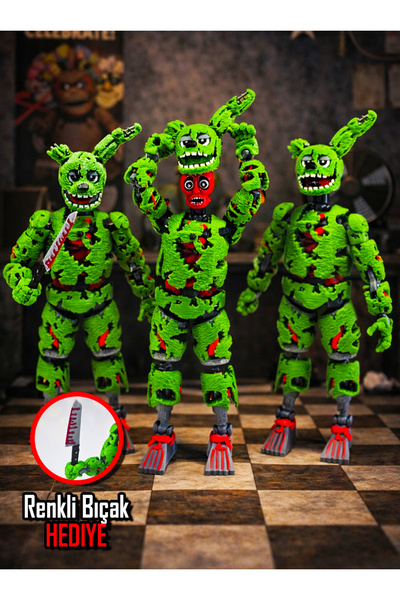 Suelo Butik Büyük BOY! Springtrap Eklemleri Hareketli Robot Dummy Figür Oyunc...