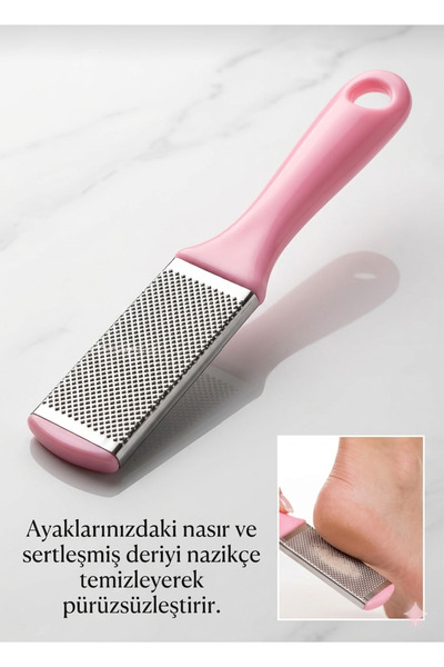 SEVRU Ayak Bakım Törpüsü Topuk Nasır Temizleme Rendesi Çift Taraflı