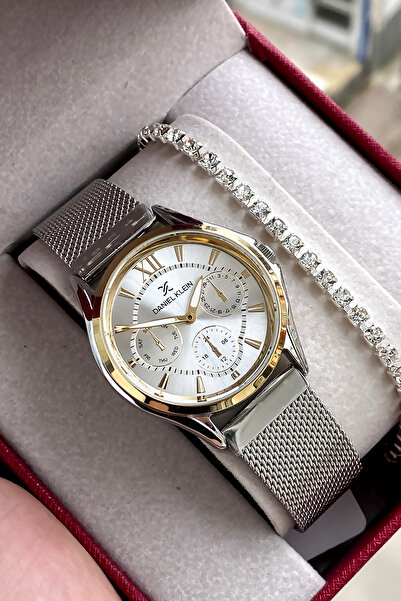 Daniel Klein ساعة يد نسائية أصلية مع سوار هدية