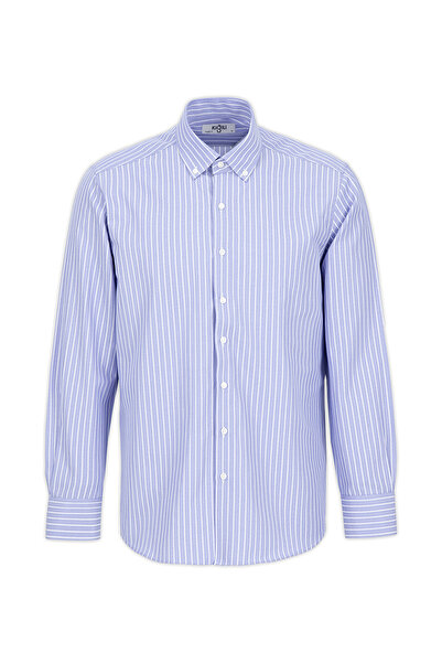 Kiğılı Сорочка з довгим рукавом, стандартного крою, з бавовняним коміром на ґ...