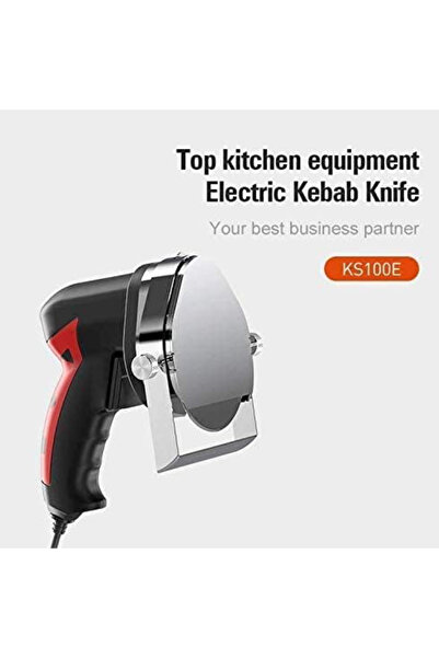 LETWOO سكين كهربائي احترافي لتقطيع الشاورما والدونر كباب التركي مع شفرتين