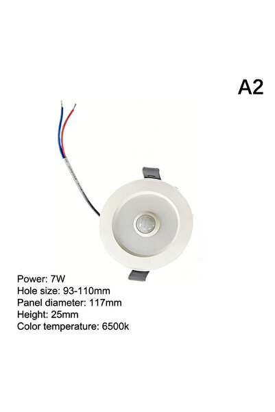 Choice1 JETTING 7W 〔YY32〕Body Motion Sensor Spot LED Downlight Lamparas 220V ...