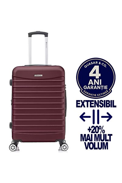 Quasar & Co. Troler Mediu Extensibil,troller Line,66x41x26-31cm,bagaj de cala...