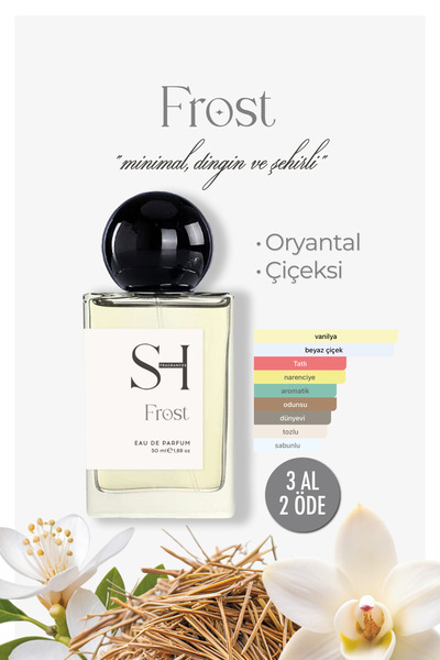 SH FRAGRANCES Frost EDP Erkek Parfüm | Oryantal-Çiçeksi | Portakal Çiçeği | S...