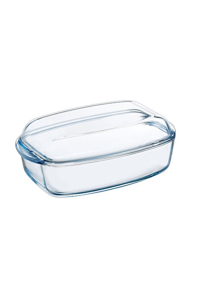Pyrex 466a000/7143 Kapaklı Dikdörtgen Fırın Kabı 6,5 L