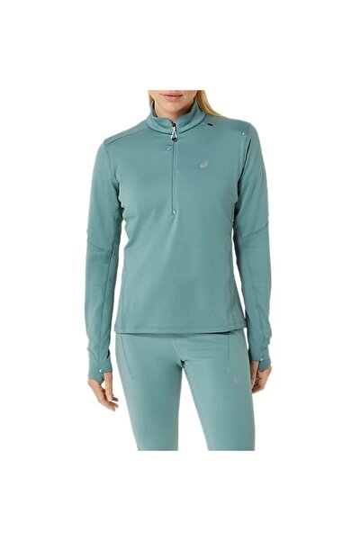 Asics Women's Road Winter 1/2 Zip Running Top FW 2024-Blue-L