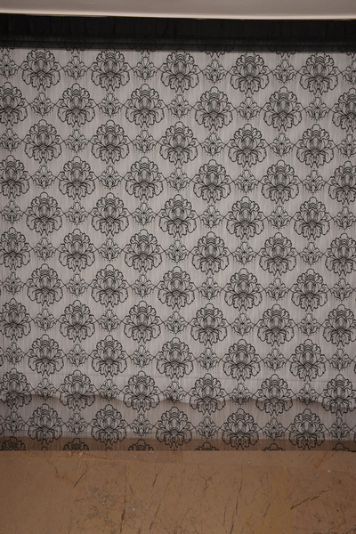 AKÇA TEKSTİL ÖRÜMCEK MODEL SİYAH RENK İP PERDE HAZIR DÜĞMELERİ DİKİLMİŞ İP PE...