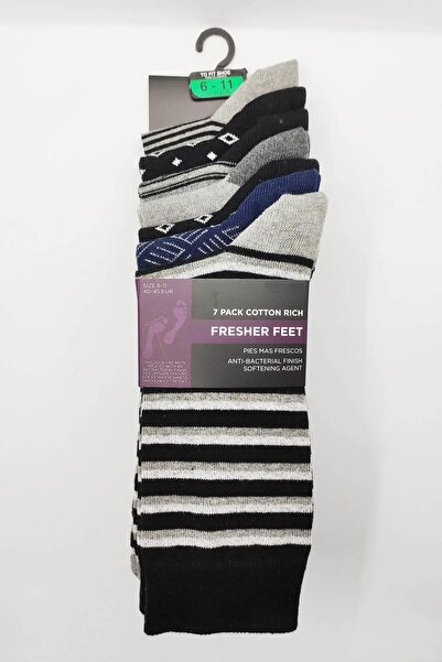 The Socks House Συσκευασία 7 αντιβακτηριδιακών ανδρικών καθημερινών κάλτσων