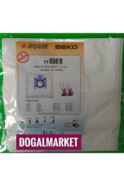 Arçelik Μαγικές Τσάντες |   S 6800 S 6805 Σακούλα σκόνης 20 τεμάχια