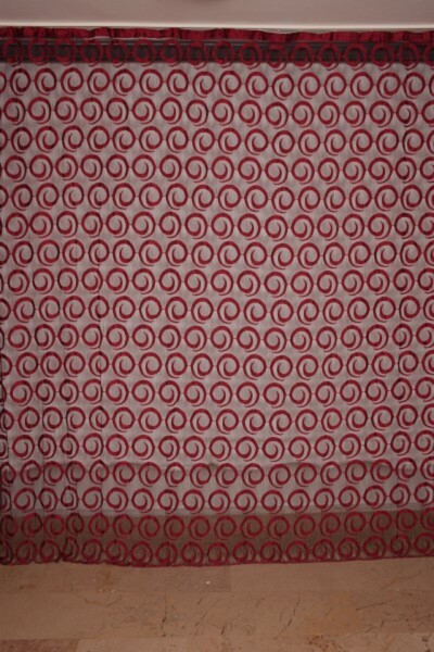 AKÇA TEKSTİL VAKKO MODEL ΚΟΥΡΤΙΝΑ ΑΠΟ ΝΗΜΑ ΧΡΩΜΑΤΟΣ ΒΡΑΚΑΝΤΙΑΣ, ΕΤΟΙΜΗ ΓΙΑ ΤΟ...