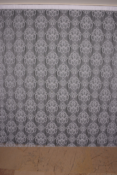 AKÇA TEKSTİL МОДЕЛ ПАЯК БЯЛА ЦВЕТНА ЗАВЕСА ГОТОВА ЗАВЕСА С ПРИШИТИ КОПЧЕТА 30...