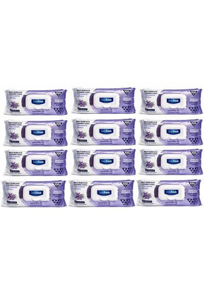 Deep Fresh Υγρά μαντηλάκια πολλαπλών επιφανειών DeepFresh με λεβάντα, μαγειρι...