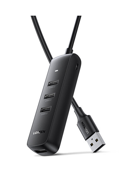 Ugreen USB 3.0 4-Port Hub 0.25m Siyah - 10915