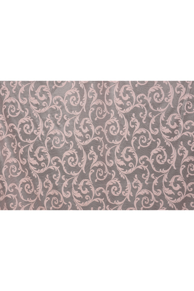 AKÇA TEKSTİL SULTAN 2 PUDRA RENK TEK KANAT Hazır dikilmiş Pileli Fon Perde 75...