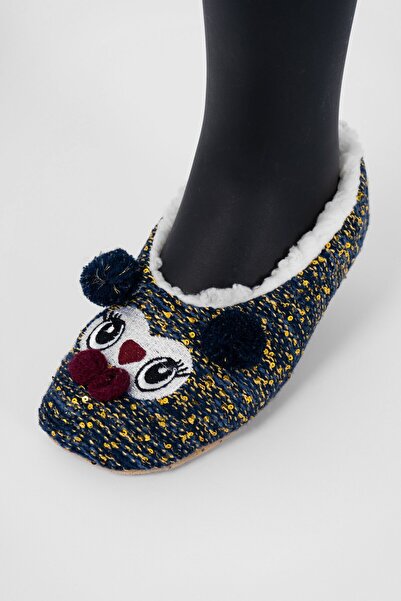 TOP TO HEEL Λούτρινες Αντιολισθητικές Κάλτσες/Παντόφλες Σπιτιού Μπαλαρίνας πο...