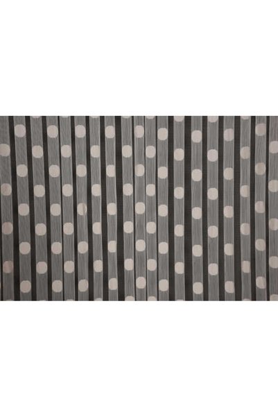 AKÇA TEKSTİL Puanli Model Cream Color Ready Made Curtain 300*280 cm