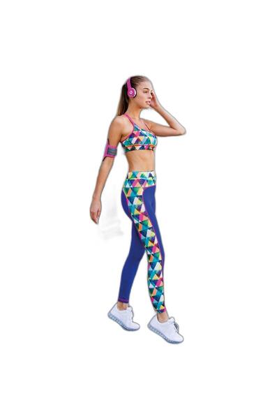 Yeni İnci DESENLİ T126 (YOGA-FITNESS-PİLATES-KOŞU) SPORCU TAYTI TEK ALT