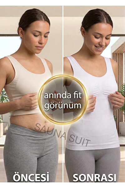 SAUNA SUIT Αναζωογονητικός κορσές για λεπτή εμφάνιση που αδυνατίζει την κοιλι...