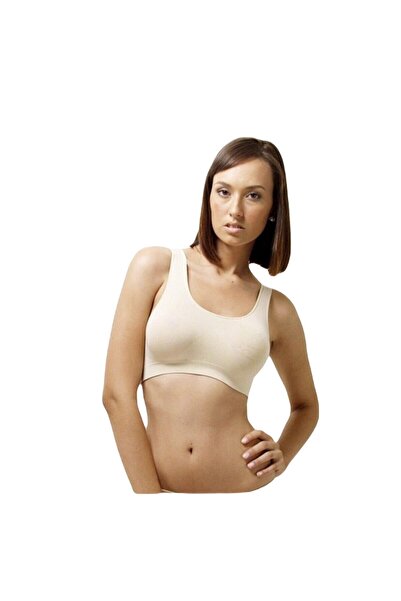 Yeni İnci Beige Thick Strap Bustier