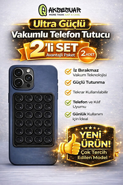 Q Aksesuar Silikon Vakumlu Telefon Tutucu, Cep Telefonu için Silikon Yapışkan...