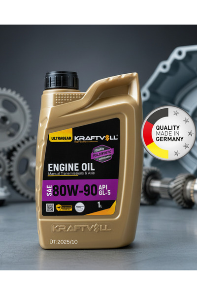 Kraftvoll Şanzıman Ve Dişli Yağı Ultragear 80w90 Sentetik Gl-5 (1 Litre)