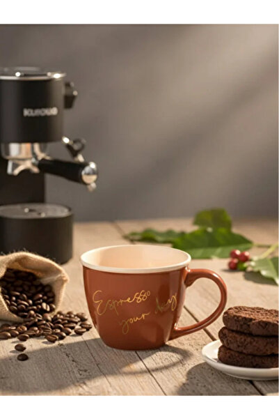 Tohana Earthenware Tones Porcelain Mug 200 ml Espresso Cup