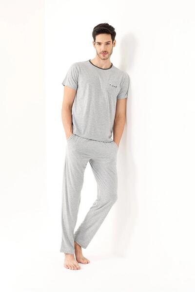 Yeni İnci ERKEK 3'LÜ PİJAMA TAKIM 820