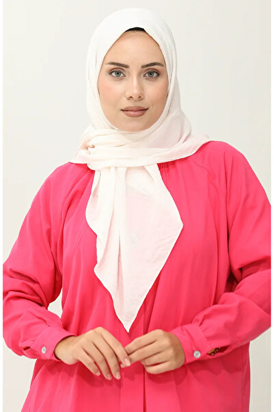 sefamerve Eșarfă moale de culoare crem 2005-29