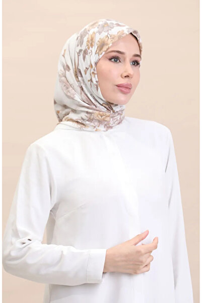 sefamerve Шарф кремового кольору з візерунком - CVS-06